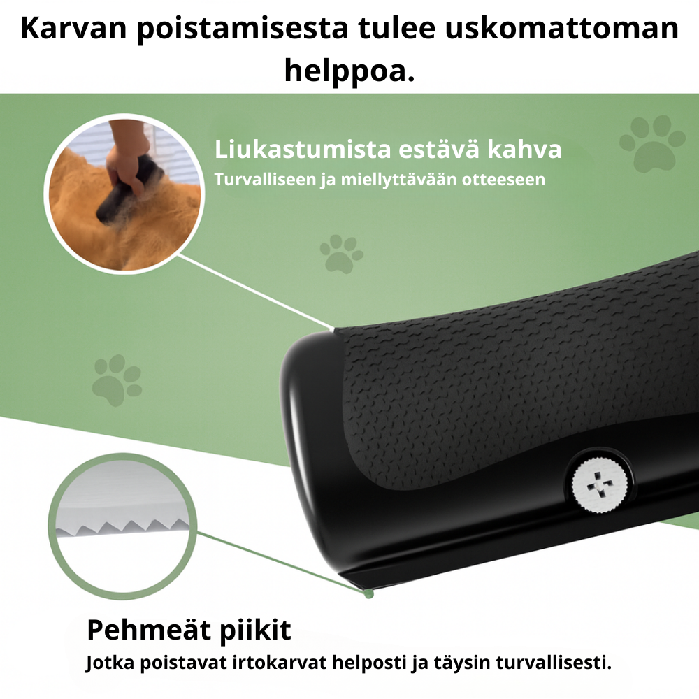 PawComb- Vähemmän karvanlähtöä. Enemmän elämää.
